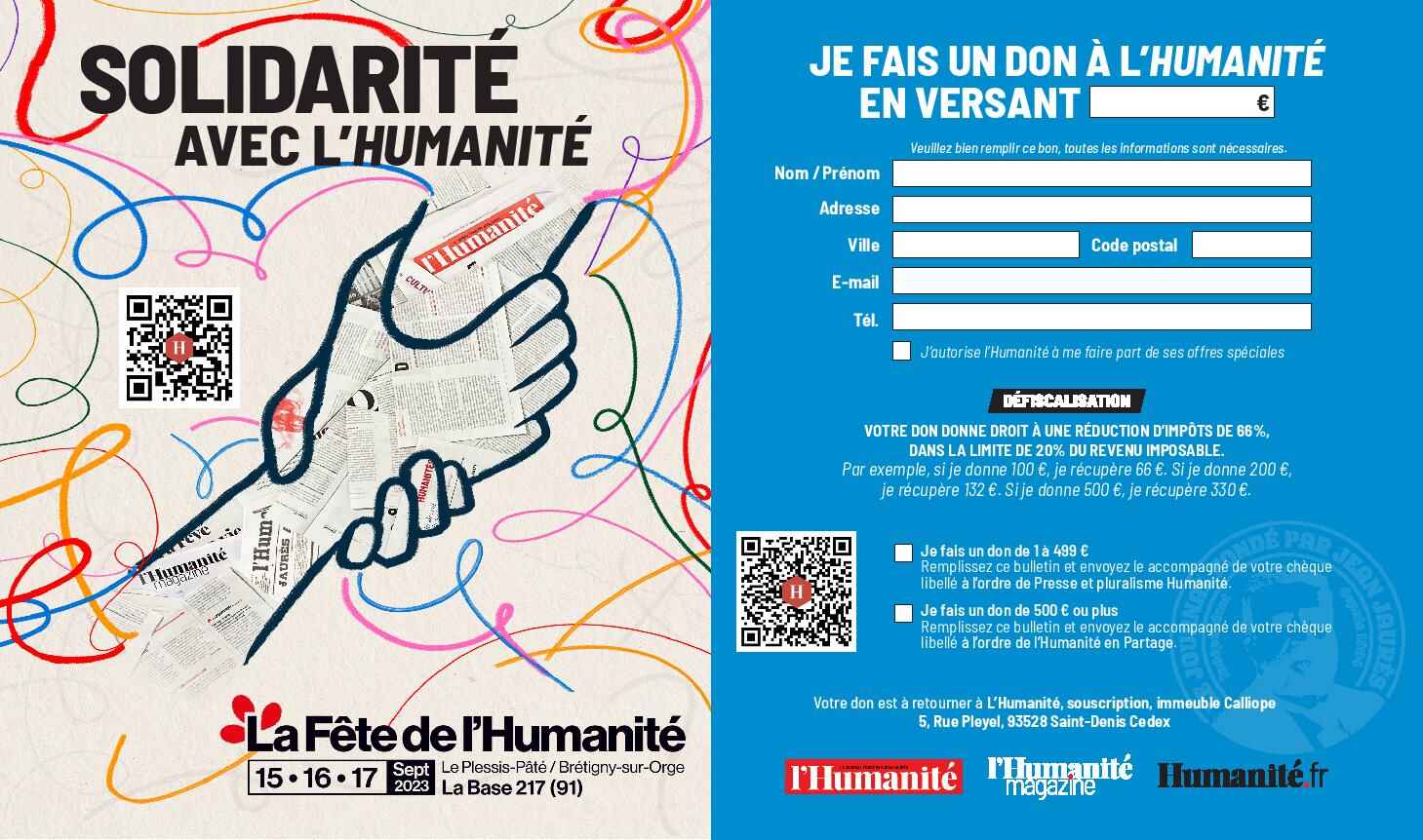 À un mois de la Fête, l’Humanité cambriolée a besoin de votre soutien