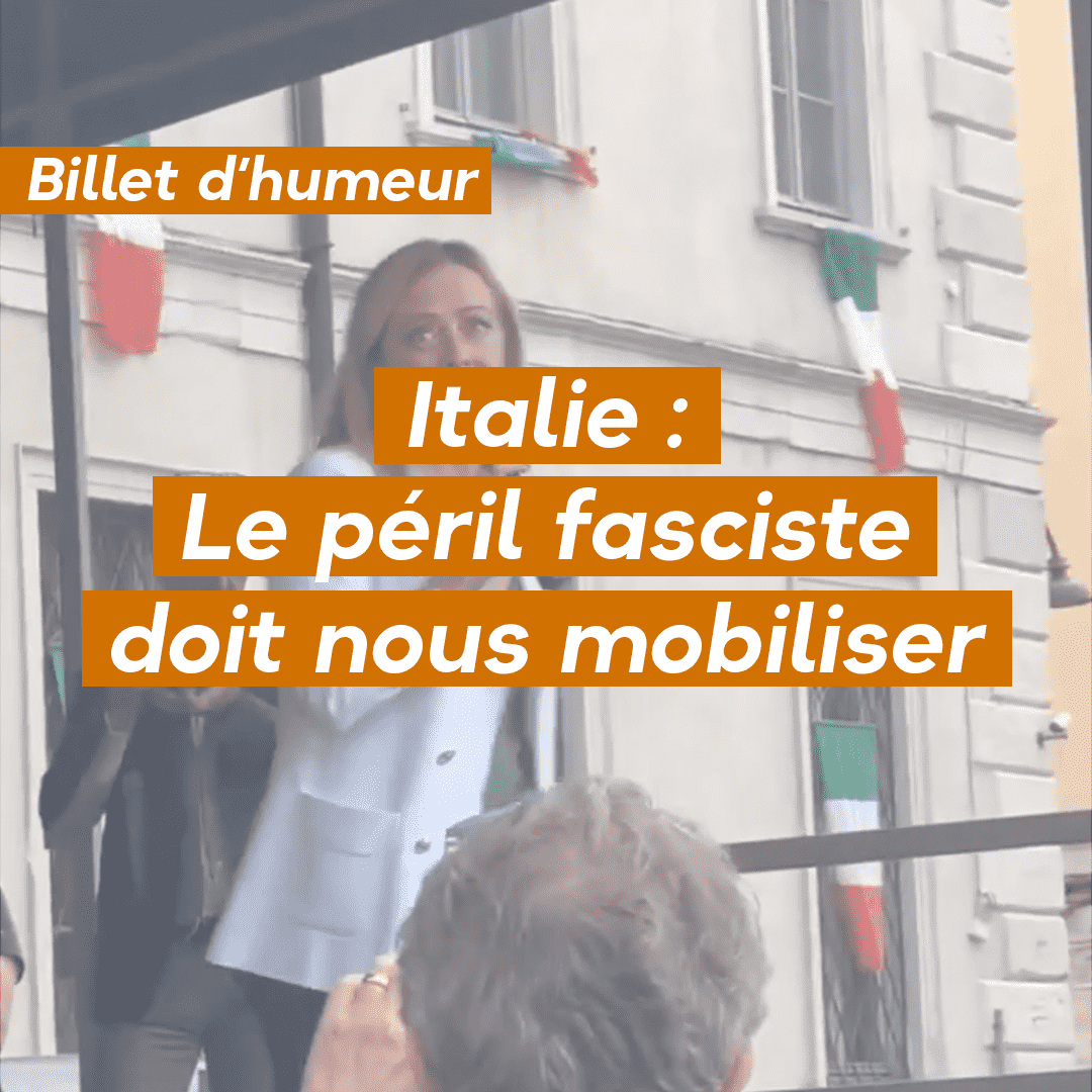 Italie : Le péril fasciste doit nous mobiliser
