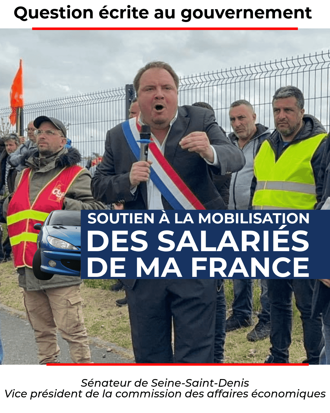 Soutien à la mobilisation des salariés de MA France