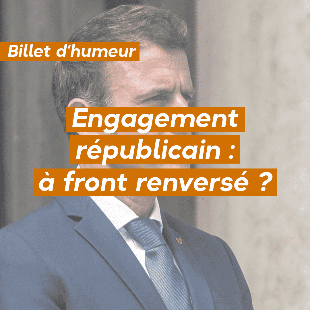 Engagement républicain : à front renversé ?