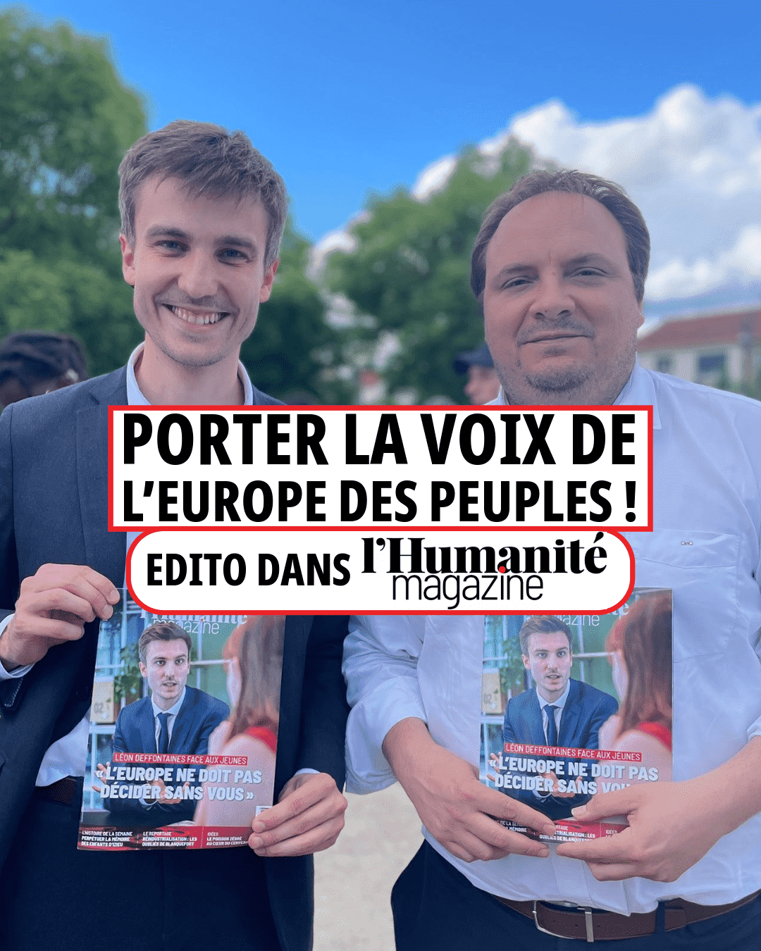 Porter la voix de l’Europe des peuples !