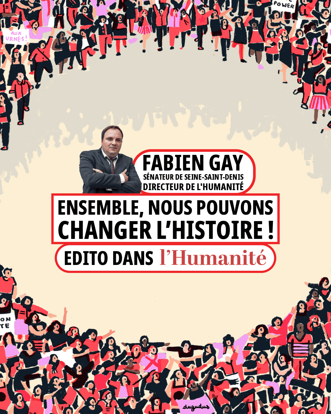 Ensemble, nous pouvons changer l’histoire !