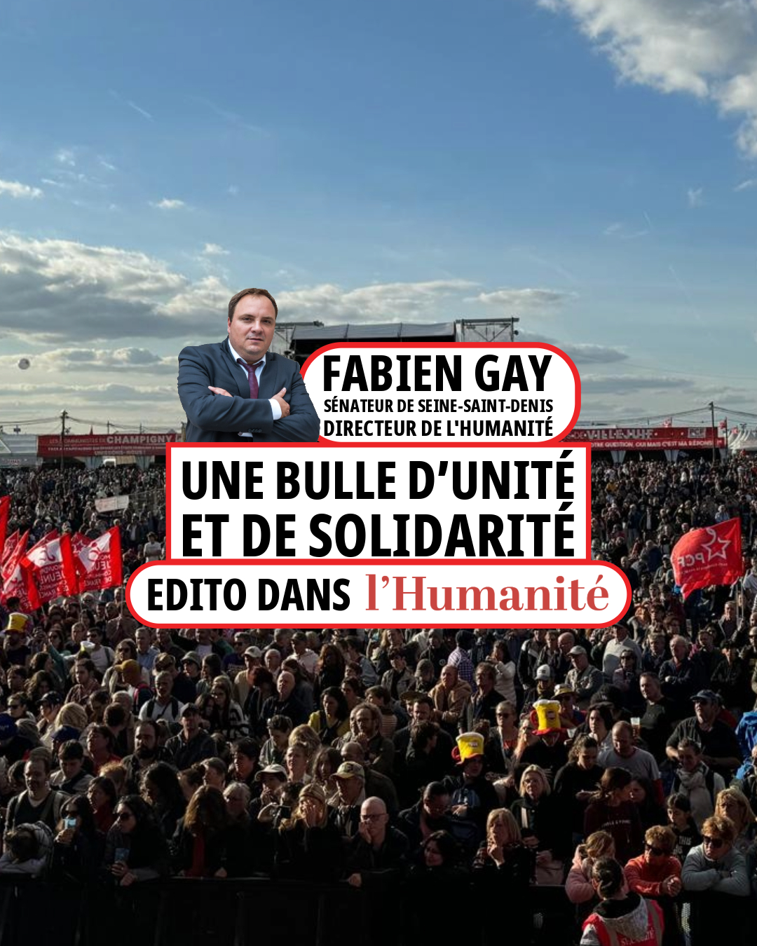 Une bulle d’unité et de solidarité