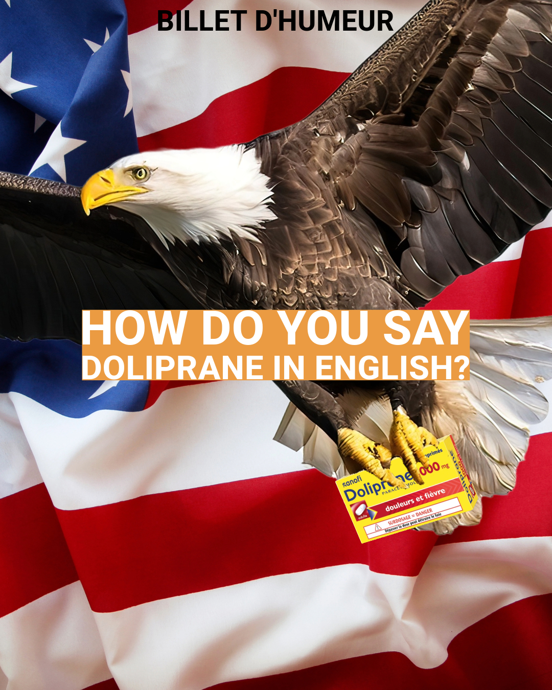 How do you say Doliprane in English ?