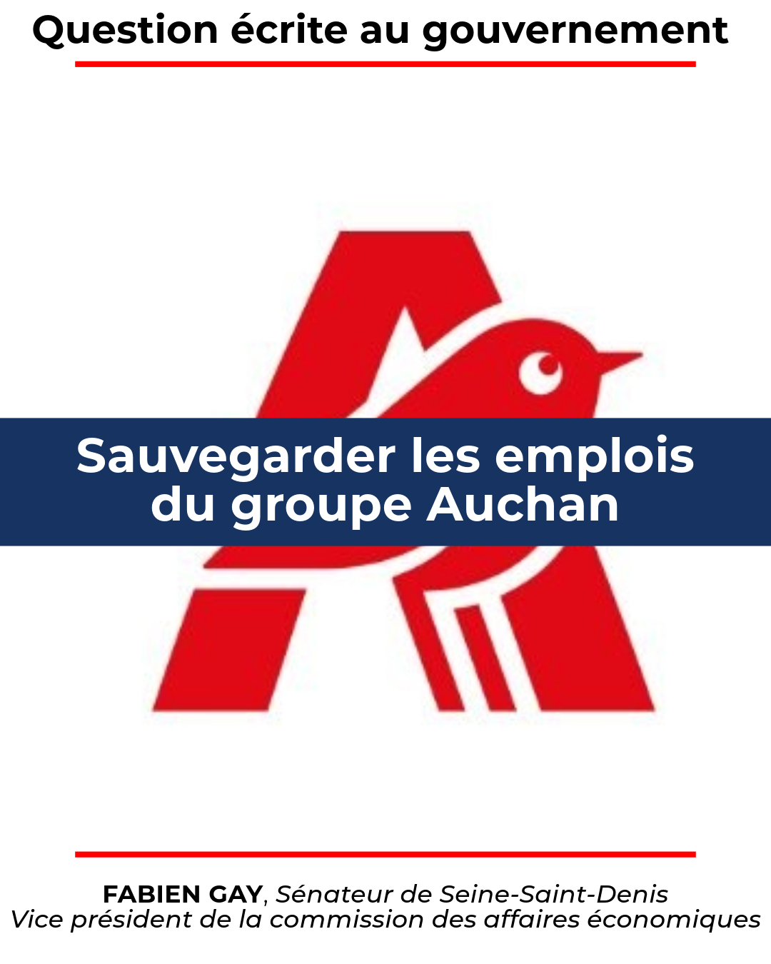 Sauvegarder les emplois du groupe Auchan