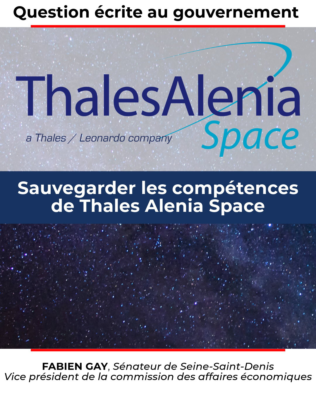 Sauvegarder les compétences de Thales Alenia Space