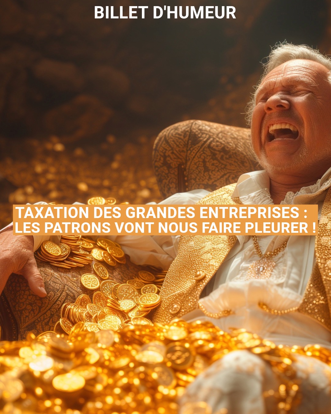 Taxation des grandes entreprises : les patrons vont nous faire pleurer !