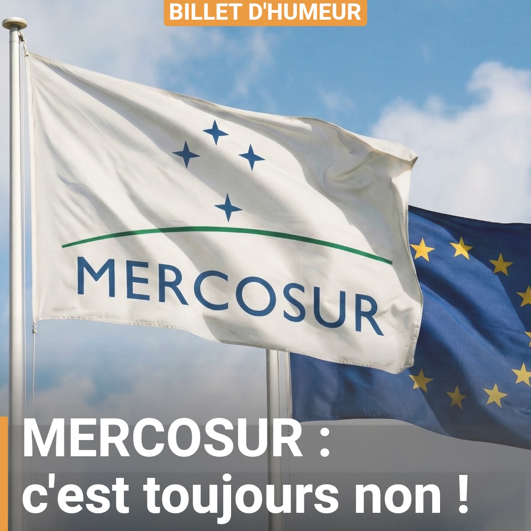 MERCOSUR : c&rsquo;est toujours non !