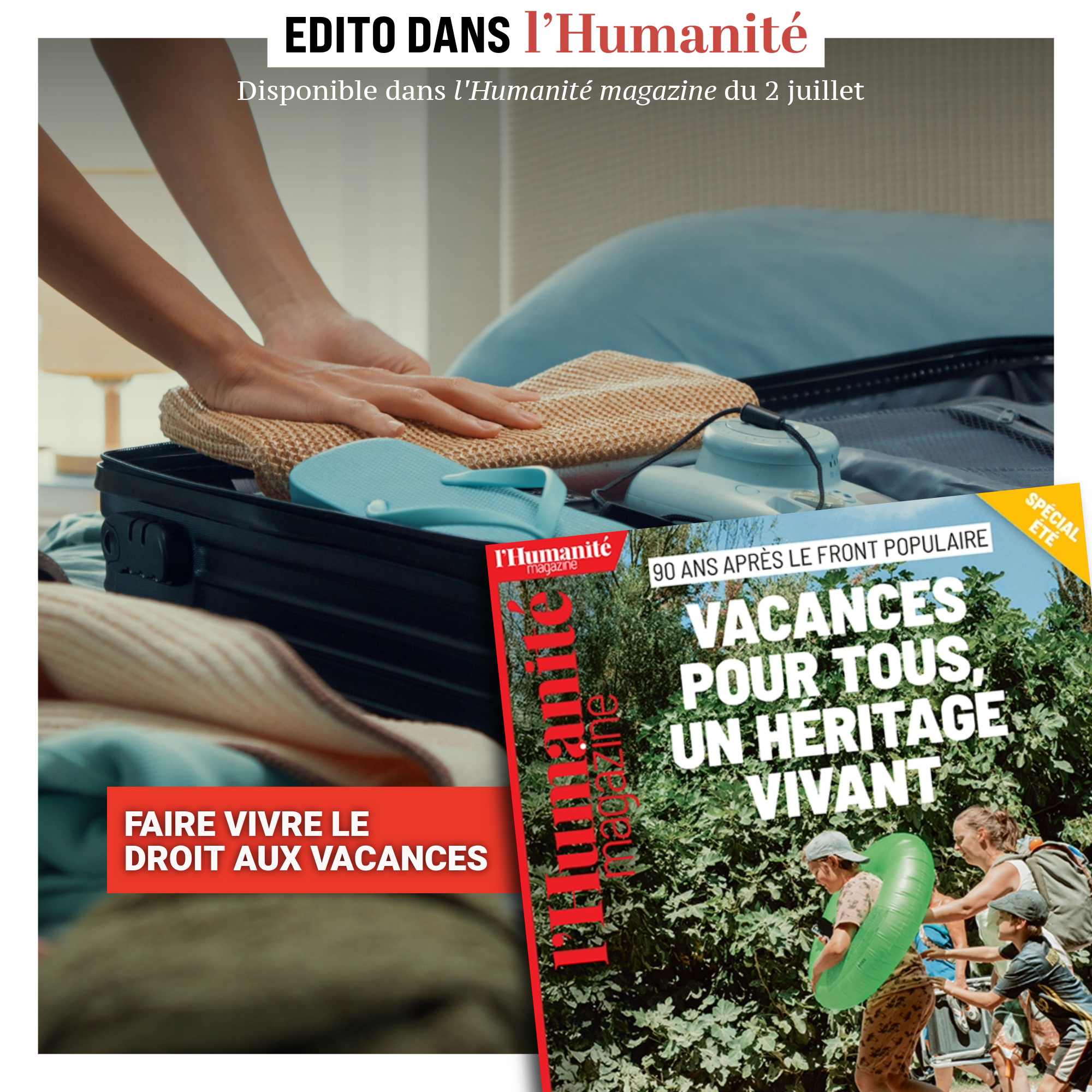 Faire vivre le droit aux vacances 