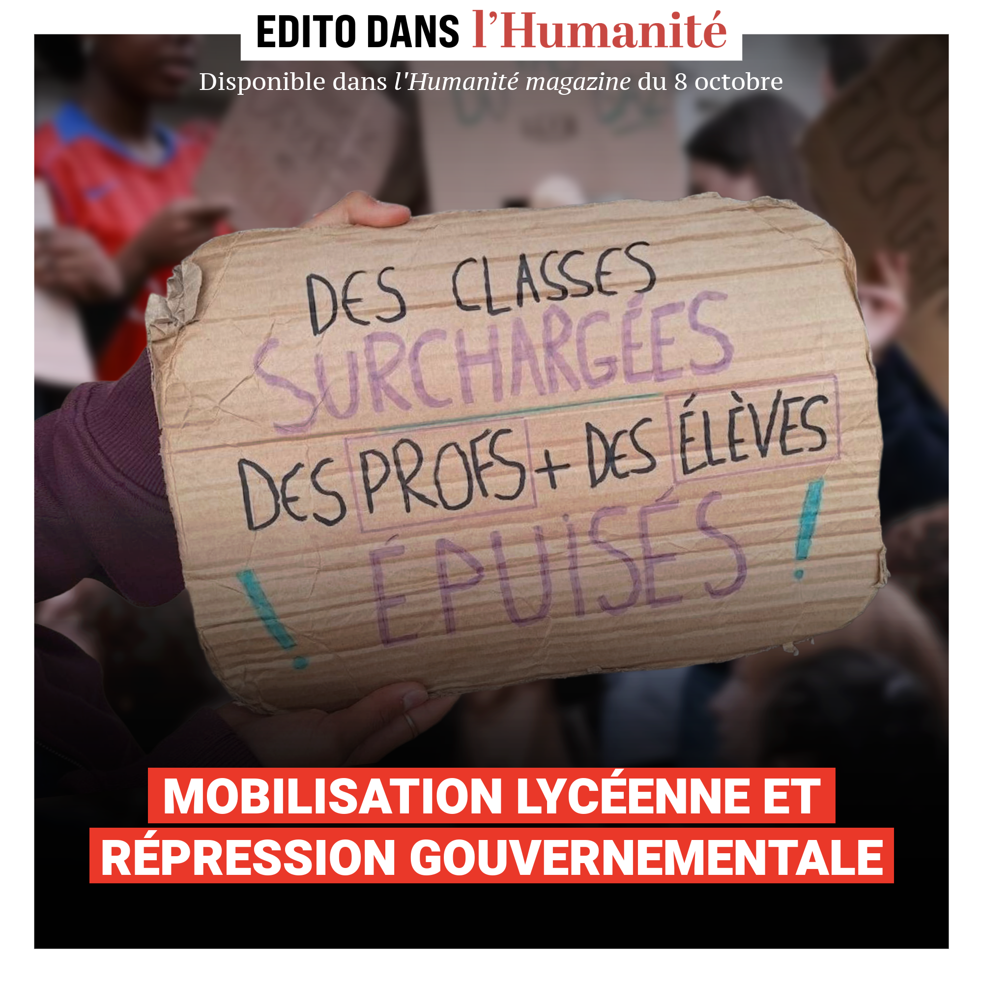 Mobilisation lycéenne et répression gouvernementale